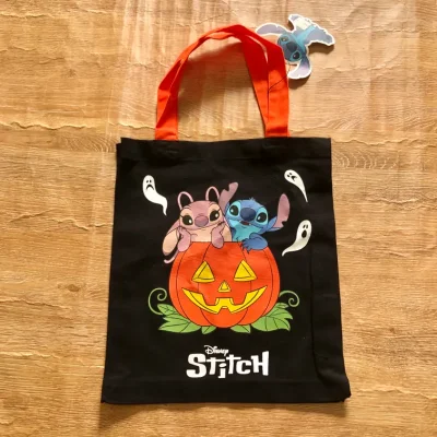 Bolsa con Stitch y Ángel