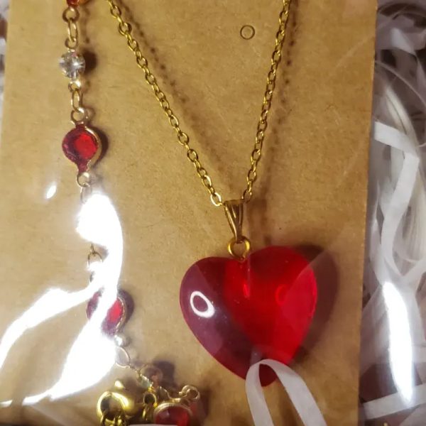 Cadena dorada de acero inoxidable con cuarzo y pulsera
