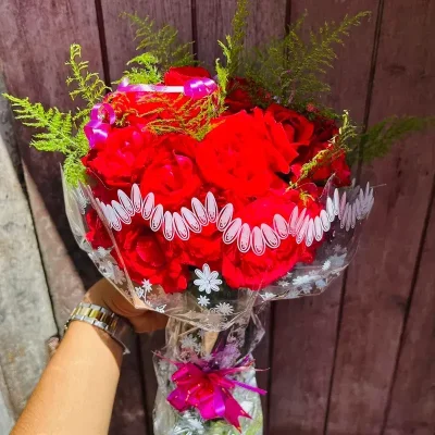 Ramo de rosaa naturales