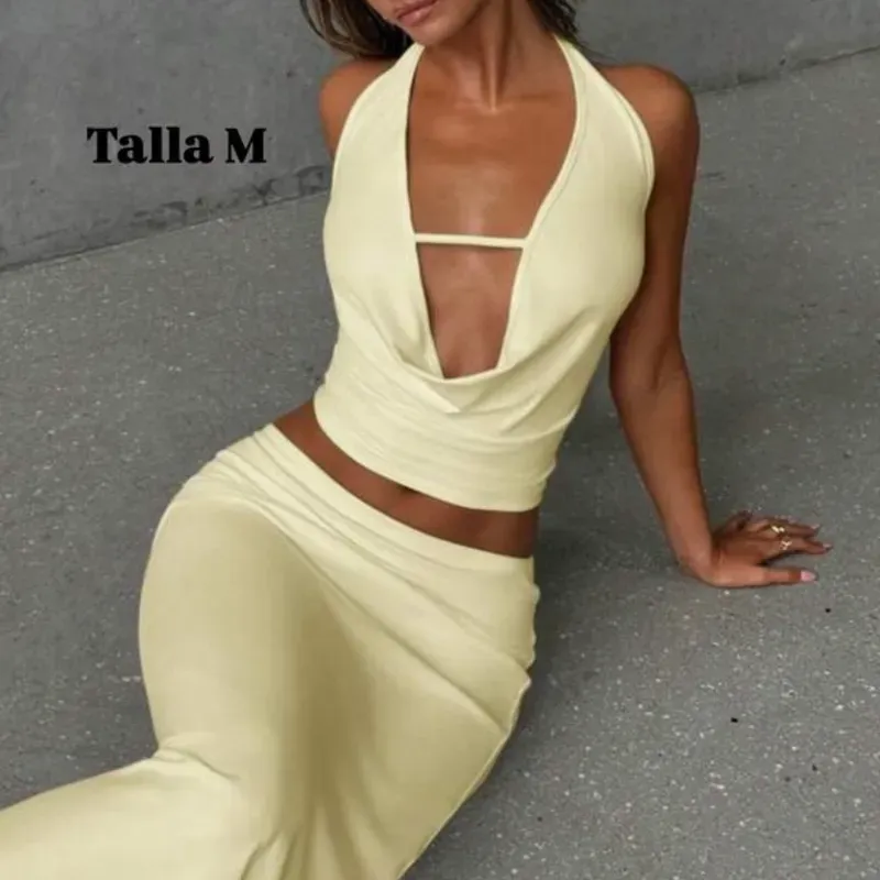 Conjunto de blusa  y saya