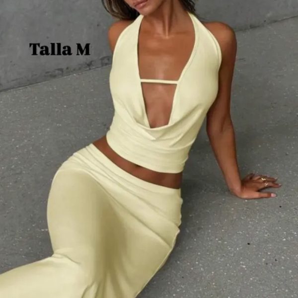 Conjunto de blusa  y saya