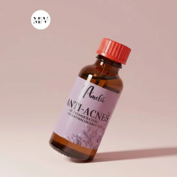 Serum Anti Acnés Con ácido hialurónico y ácido salicílico