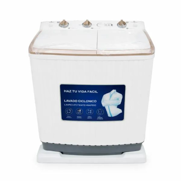 LAVADORA 8 KG SEMIAUTOMÁTICA RUDENKOV (LHZ)