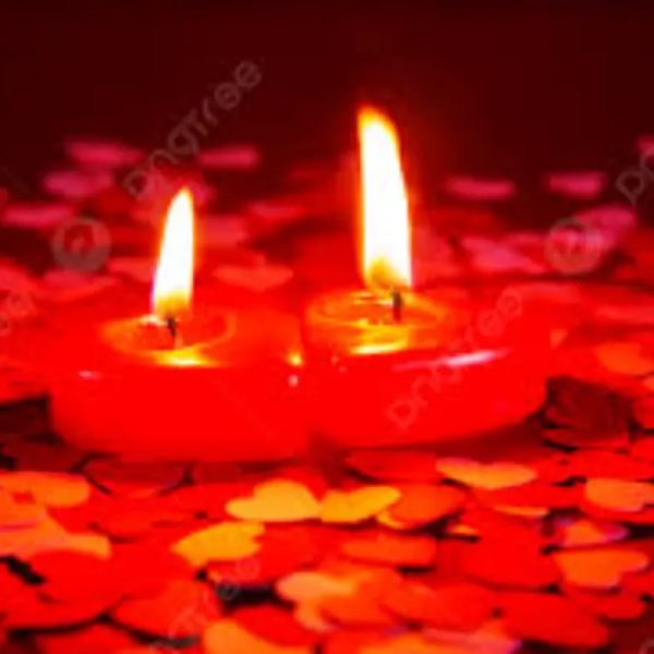 Paquete de 30 velitas pequeñas de corazones
