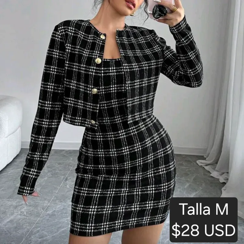 Conjunto vestido y chaqueta