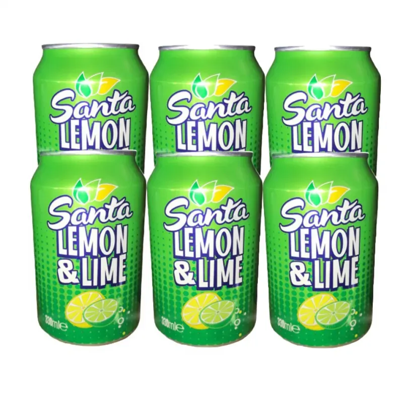 SixPack de refresco Santa Lemon