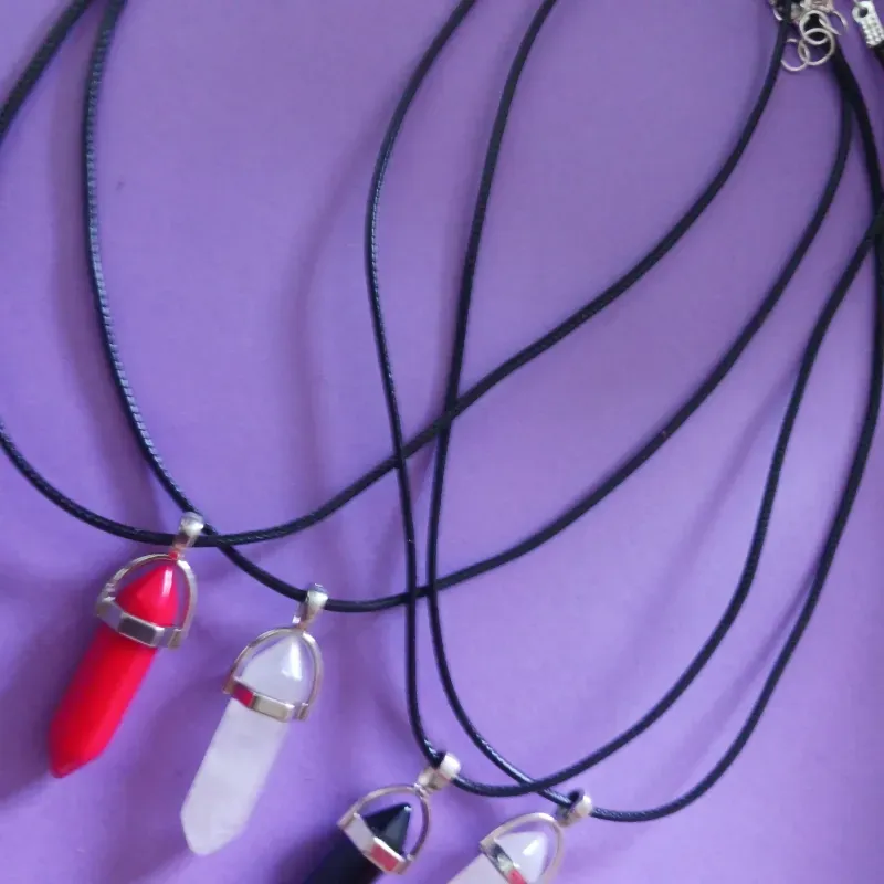 Con cordon (Cuarzos) Collar