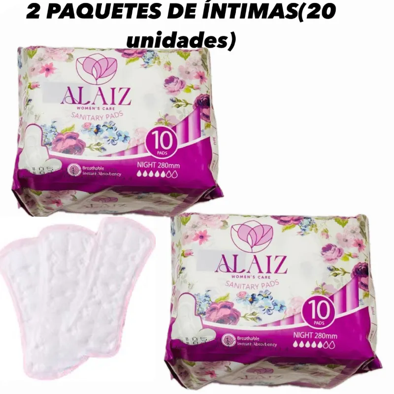 2 PAQUETES DE ÍNTIMAS (20 unidades)