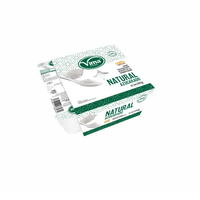Yogurt vasito 125 gr x4 unidades sabor natural