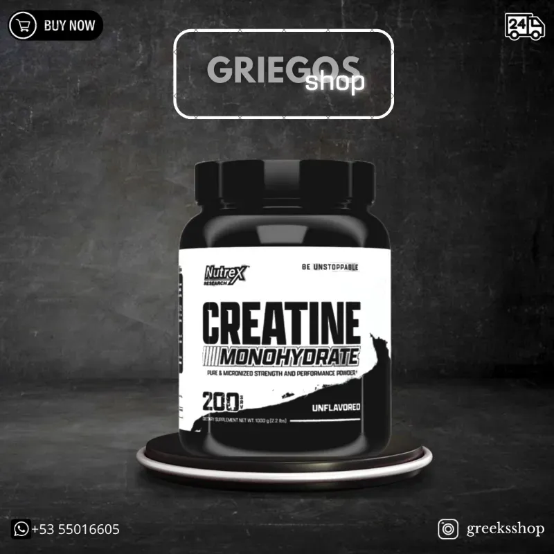 Creatina Monohidratada Nutrex | 200 servicios