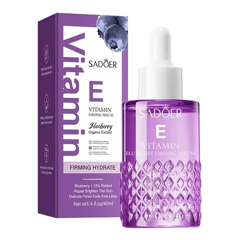 Serum Sadoer con vitamina E, retinol y mora azul 