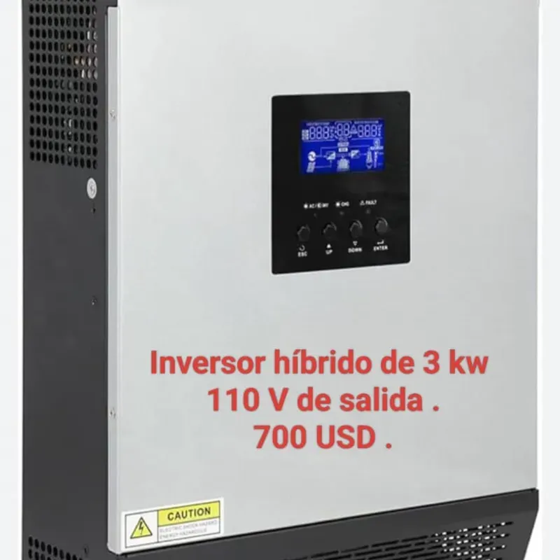 Inversor hibrido, de 3kw, 700 USD