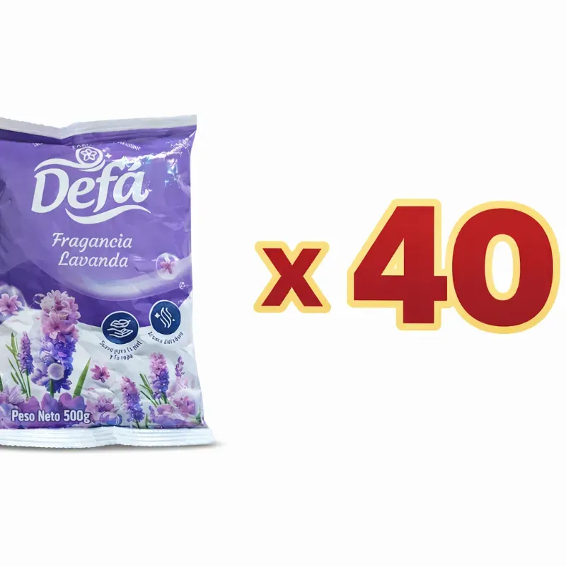 40 x Detergente defa 500g Lavanda