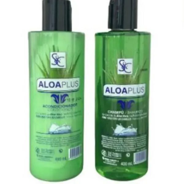 Juego de Champú y Acondicionador  S&C Aloe Vera