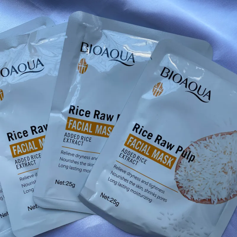 Mascarillas facial de arroz 
