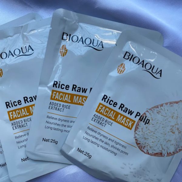 Mascarillas facial de arroz 