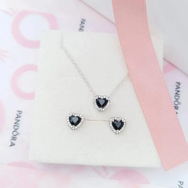 Conjunto Pandora Dark Heart