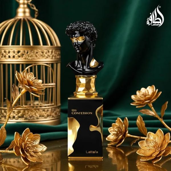 Lattafa His Confession for Men Eau de Parfum en aerosol,