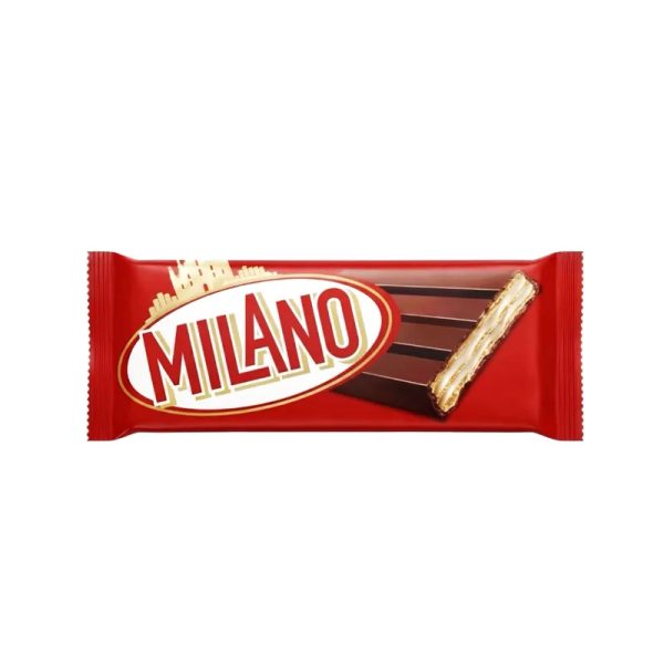 Barra Milano de Chocolate con leche relleno de crema blanca