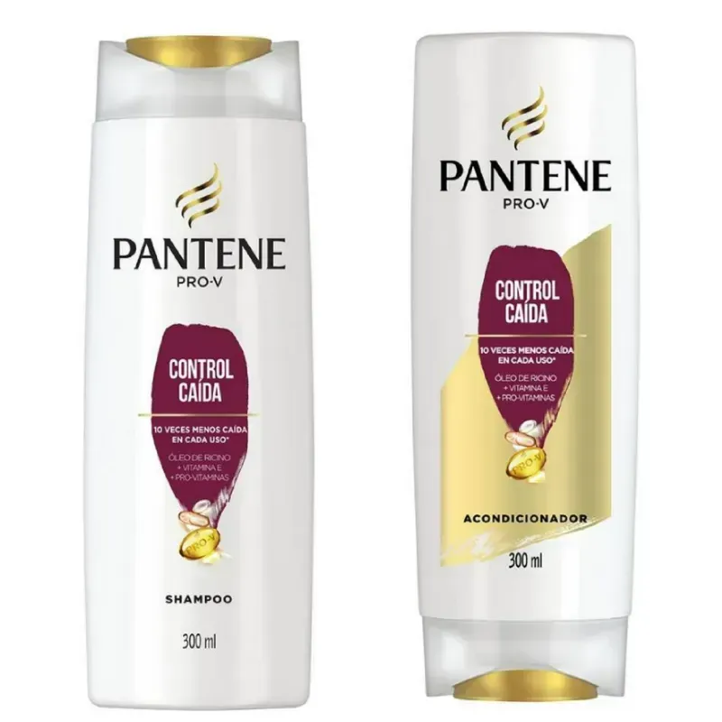 PANTENE PRO-V CONTROL CAÍDA SHAMPOO+ACONDICIONADOR