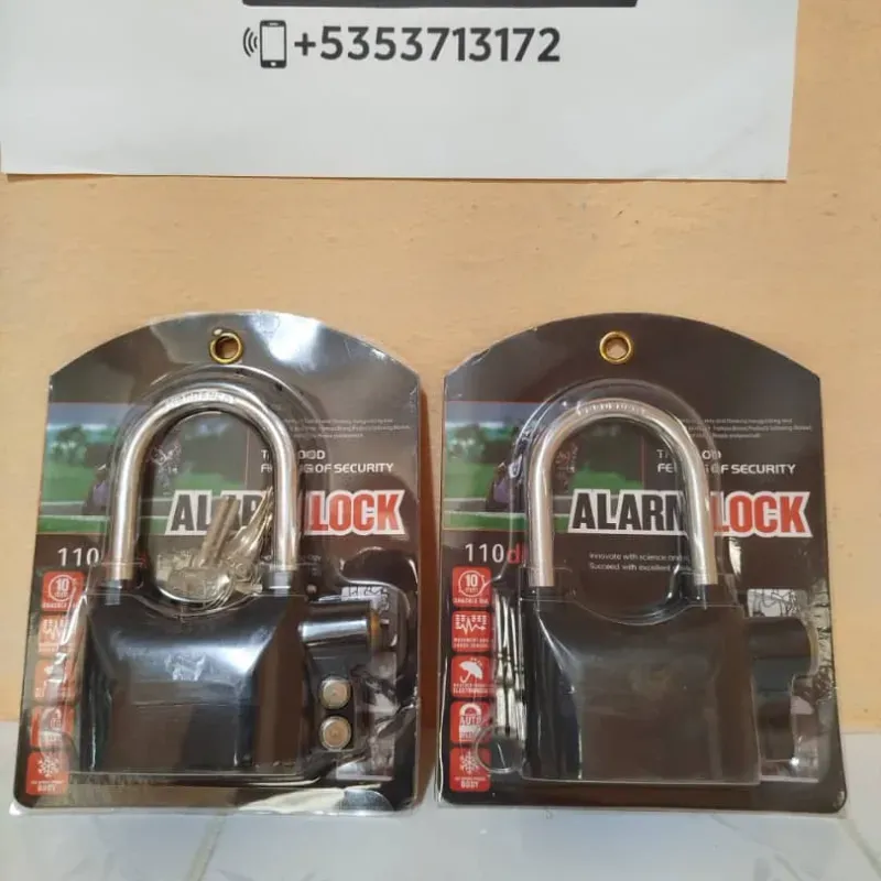 Candado con alarma