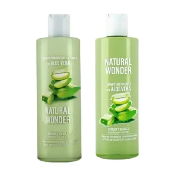 Shampoo y Acondicionador Wonder con Aloe Vera