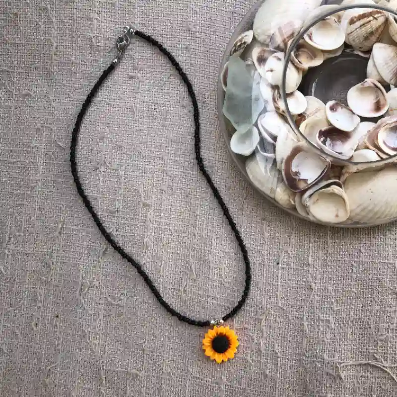 Collar girasol