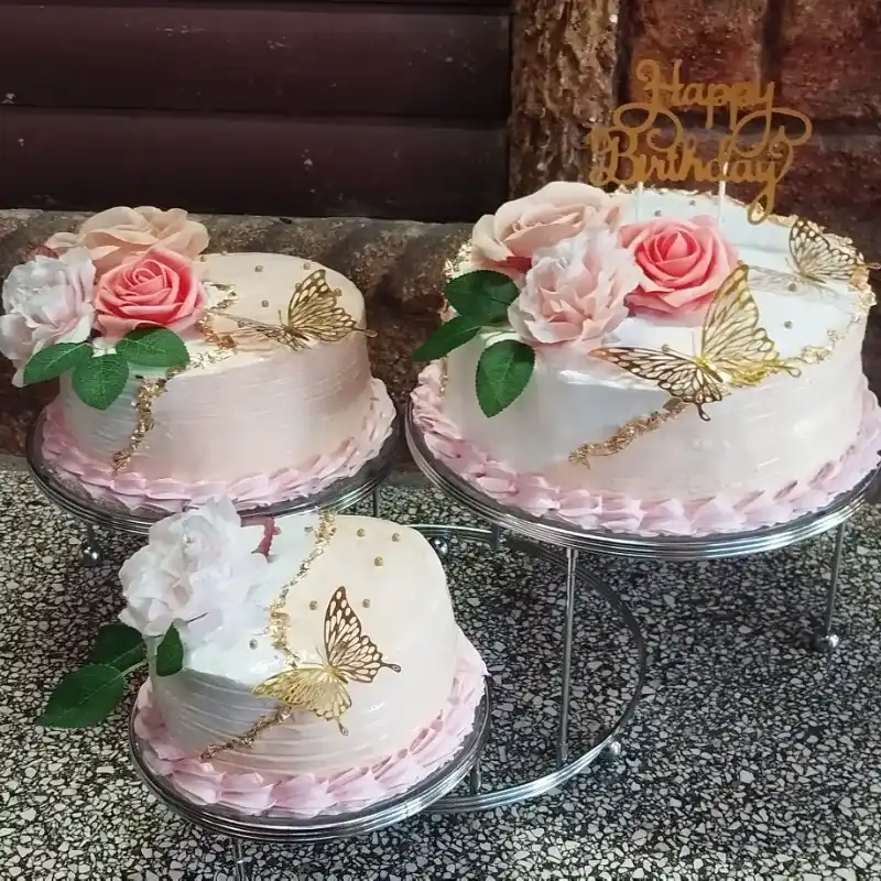 Cake base triple (ideal para 15 y bodas)