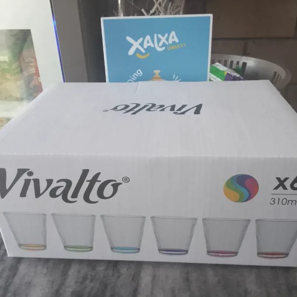 Set de vasos cristal Vivalto 6 piezas 310ml