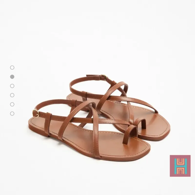 SANDALIA PLANA TIRAS LEFTIES 0168