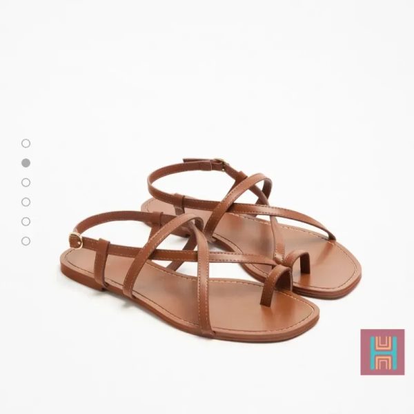 SANDALIA PLANA TIRAS LEFTIES 0168