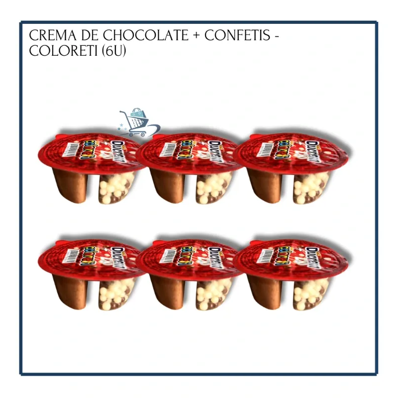 Crema de Chocolate + Confeti - Coloreti 16g (6u)