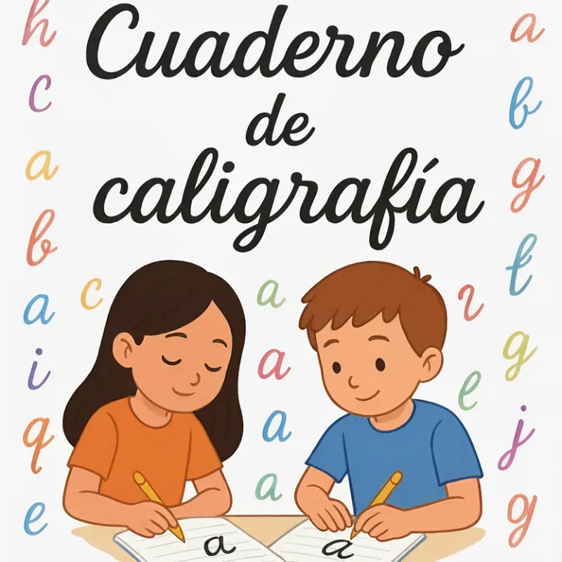 Cuaderno de Caligrafía  Abecedario(letra cursiva)