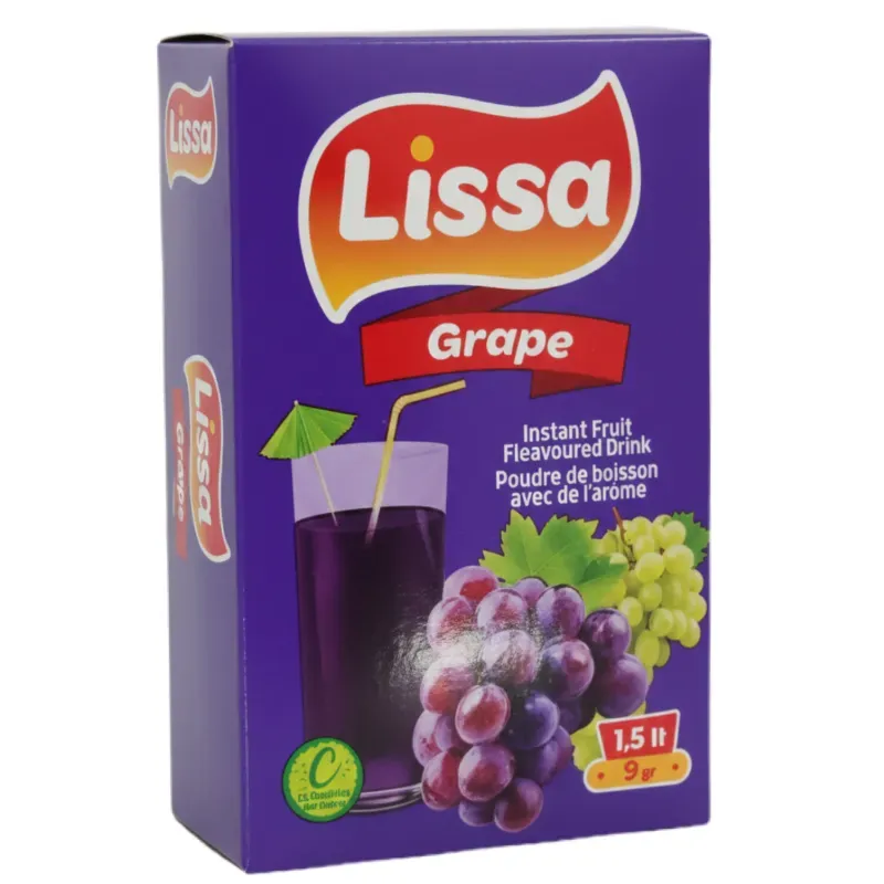 Refresco Instantáneo Lissa Sabor Uva