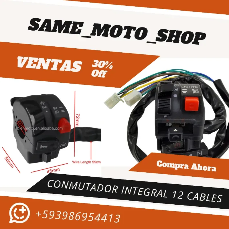 Conmutador Integral de 12 cables