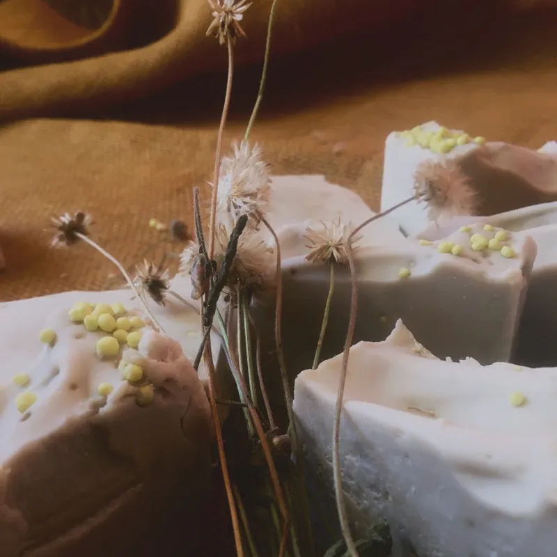 Jabón artesanal de azufre