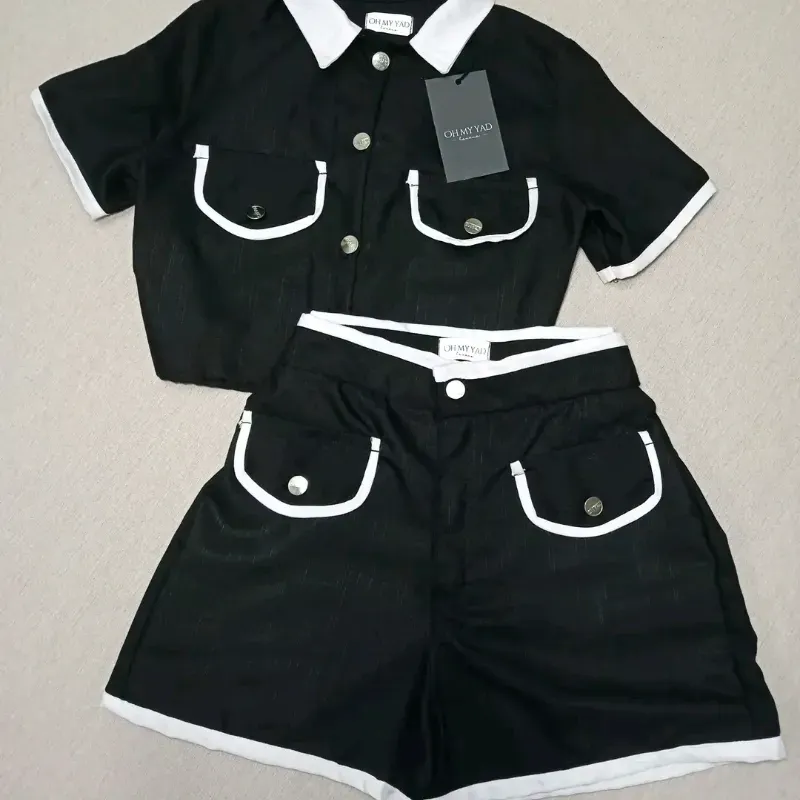 Conjunto camisa corta y short