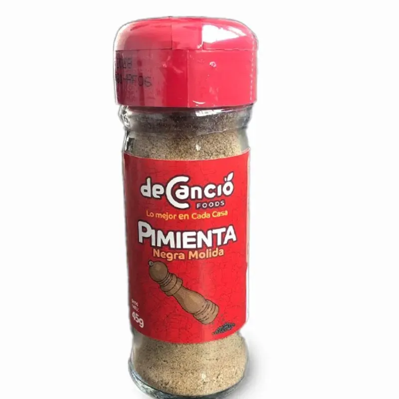 Pimienta Negra Molida 45g