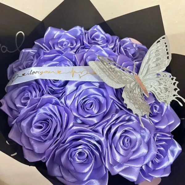 Ramo de 15 Rosas Violetas