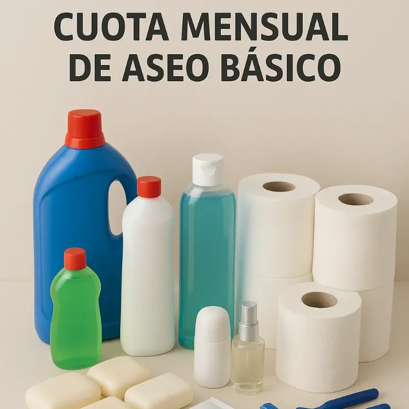 Cuota mensual de aseo básico 