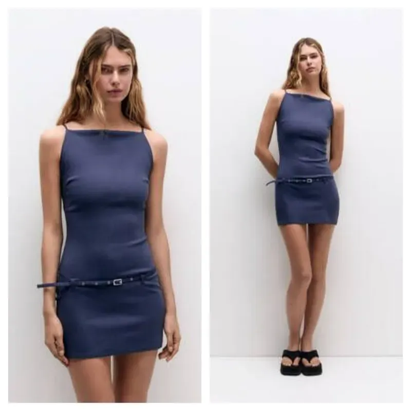 Vestido Pullandbear cinturón