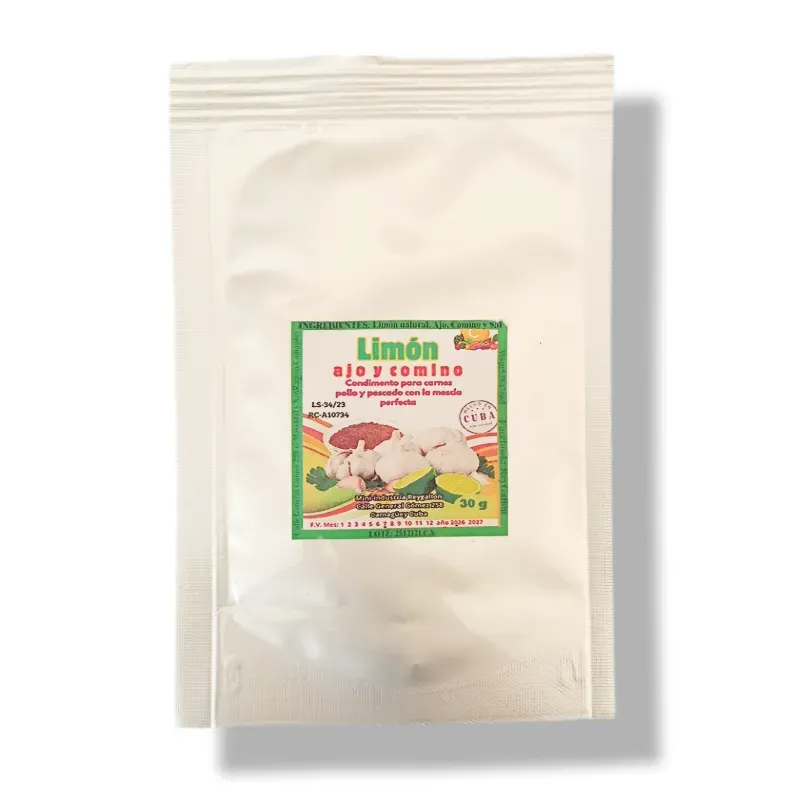Limón, ajo y comino (30 g)