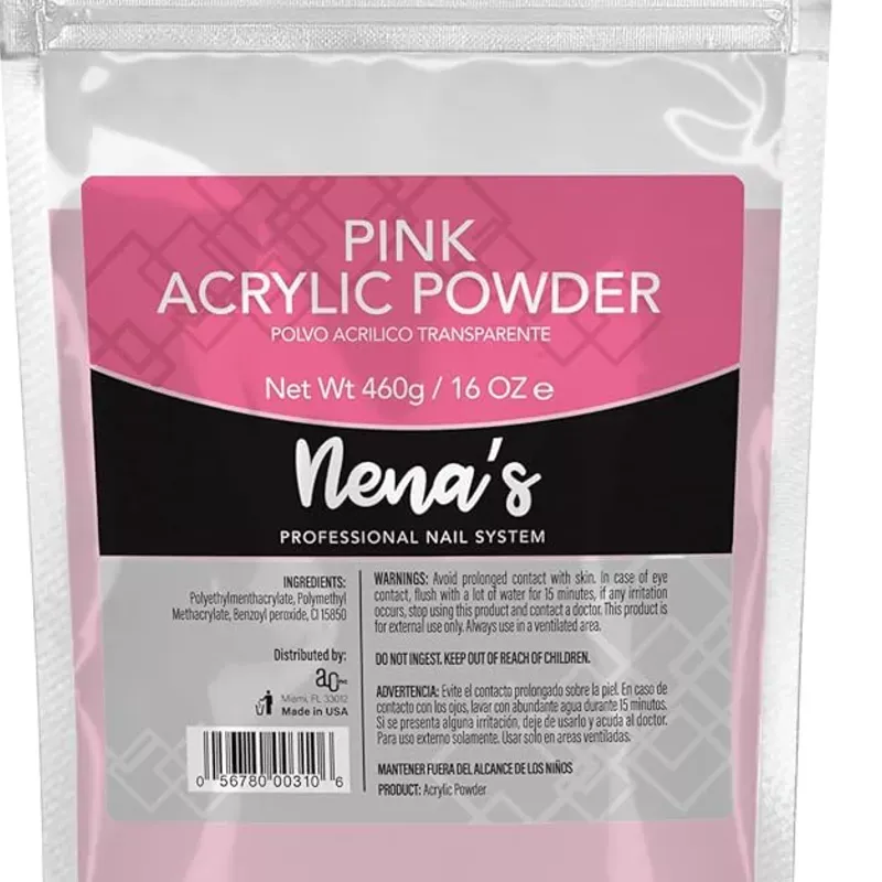 Polvo acrílico rosa Nena's