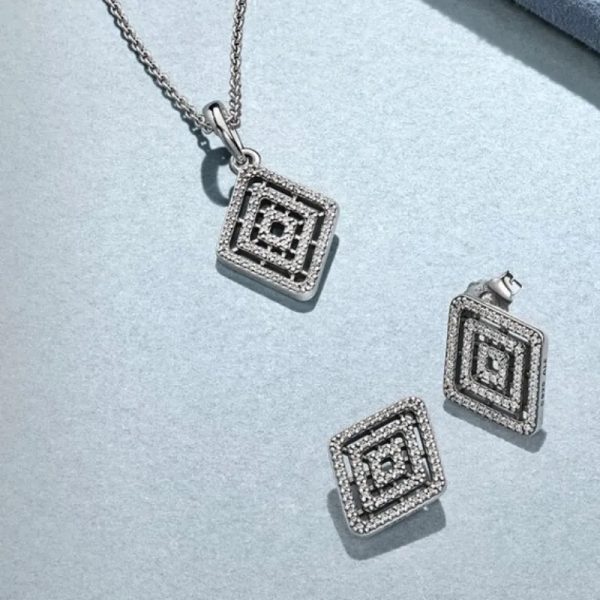 Conjunto Rombos en pedrería