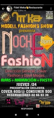 Evento Fashion no se que