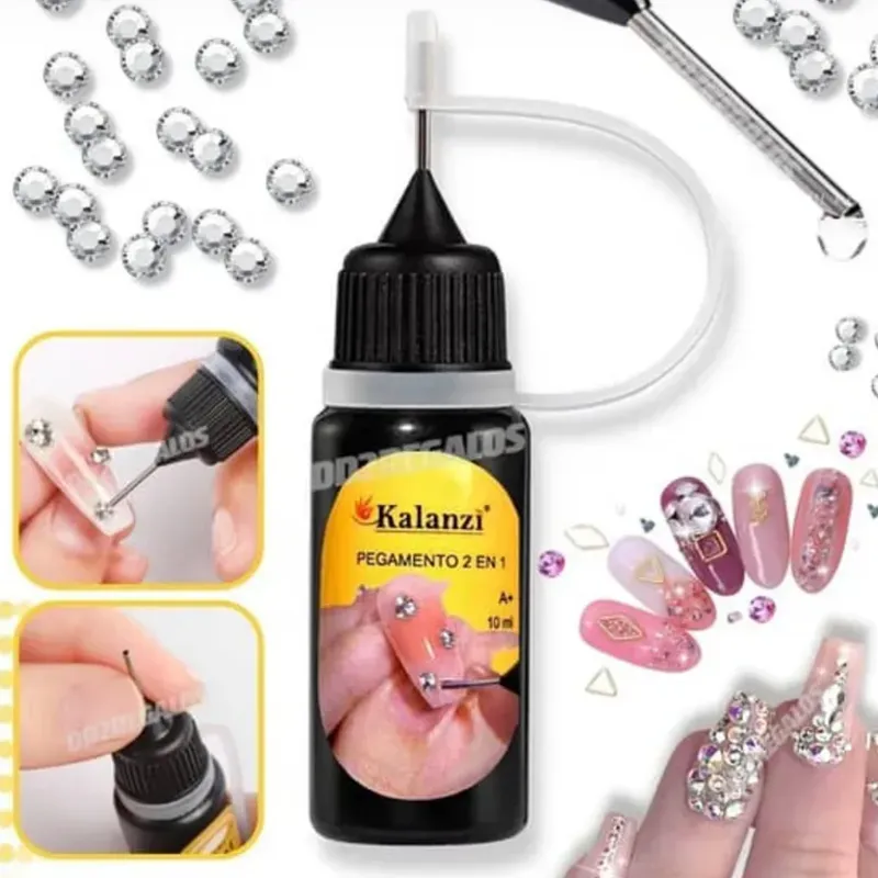 Pega de Cristales con Punta 2 en 1