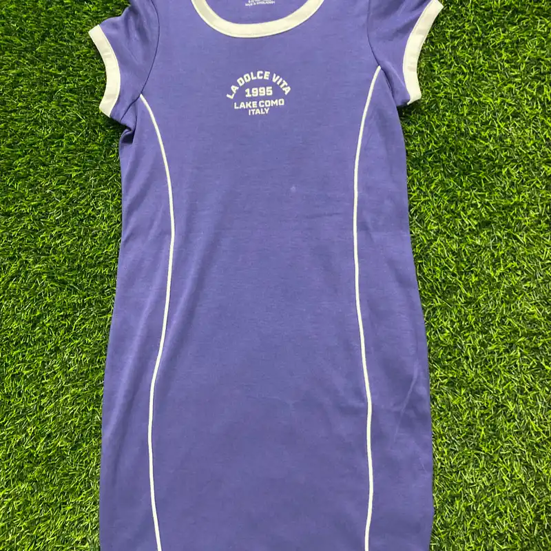 Vestido azul deportivo