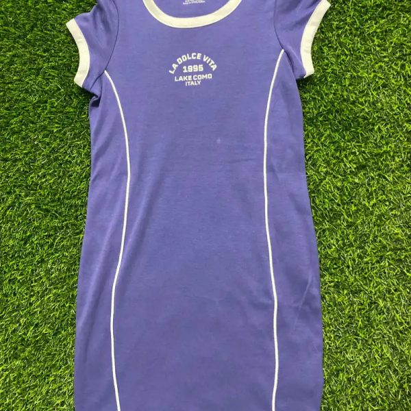 Vestido azul deportivo
