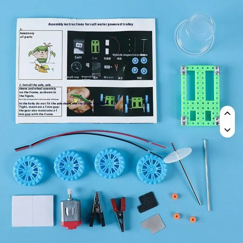 Coche de Ciencia DIY $25 usd