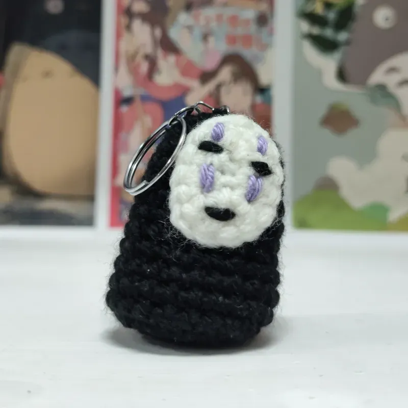 Sin rostro llavero tejido